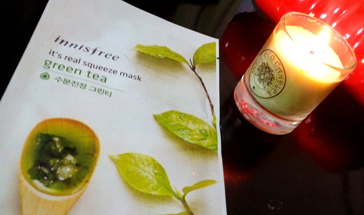 Innisfree It's real squeeze mask - Green Tea Review